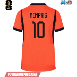 Lacne Muži Futbalové dres Holandsko Memphis Depay #10 MS 2026 Krátky Rukáv - Domáci